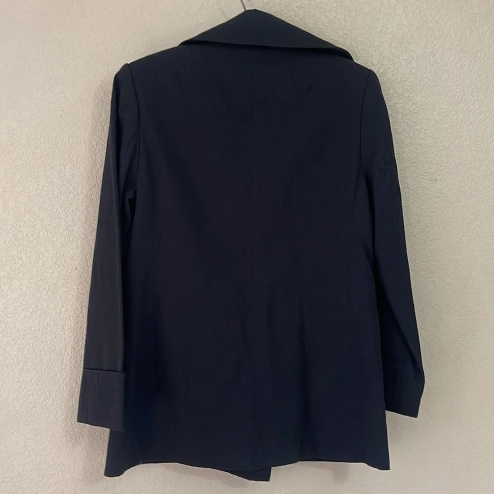 CURRENT ELLIOTT Black Double Breasted‎ Peacoat Jacket Womens Size 1- US 4